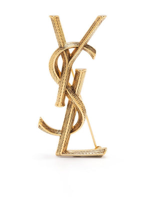 SAINT LAURENT PARIS Mini Snake Brooch