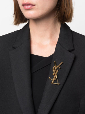 SAINT LAURENT PARIS Mini Snake Brooch