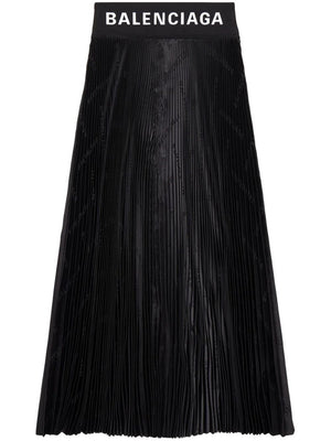 BALENCIAGA Men's Midi Skirt - Effortlessly Chic Cotton Essential