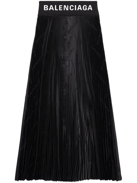 BALENCIAGA Men's Midi Skirt - Effortlessly Chic Cotton Essential