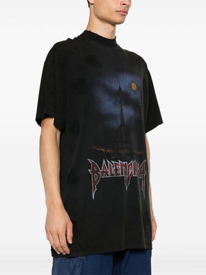 BALENCIAGA Oversized Double Front T-Shirt for Women