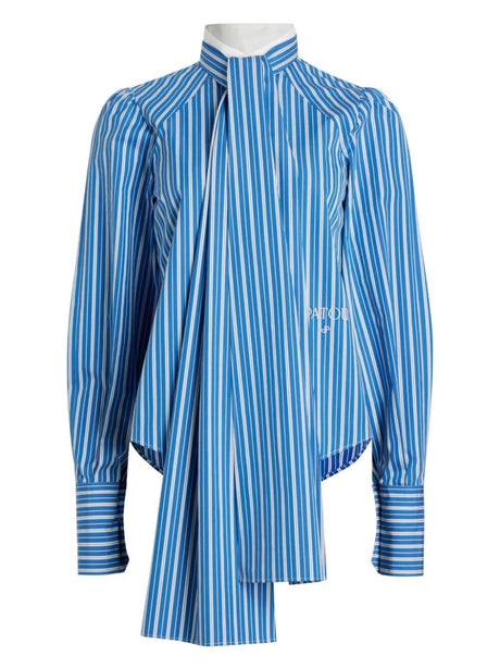 PATOU Striped Cotton Blouse for Men