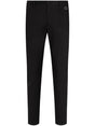 DOLCE & GABBANA Slim Fit Cotton Trousers for Women - SS25 Collection