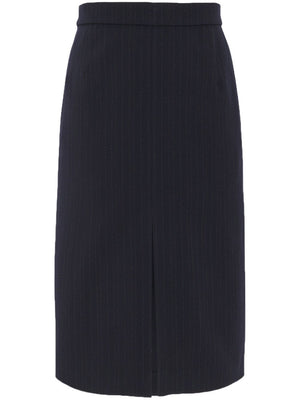 SAINT LAURENT PARIS Wool Midi Skirt for Men