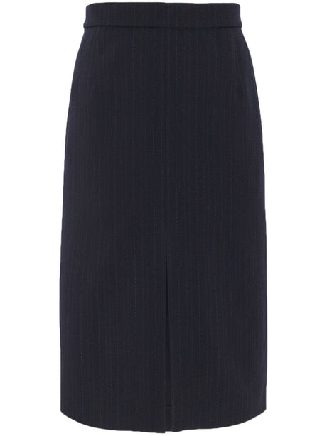 SAINT LAURENT PARIS Wool Midi Skirt for Men