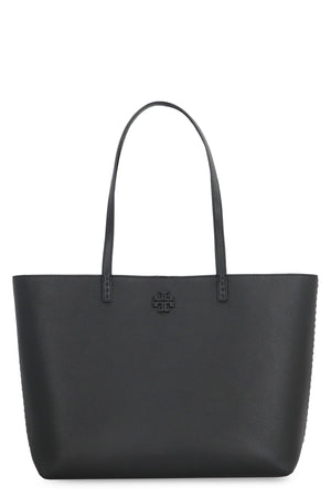 TORY BURCH Elegant Grainy Leather Tote Handbag - 35 CM