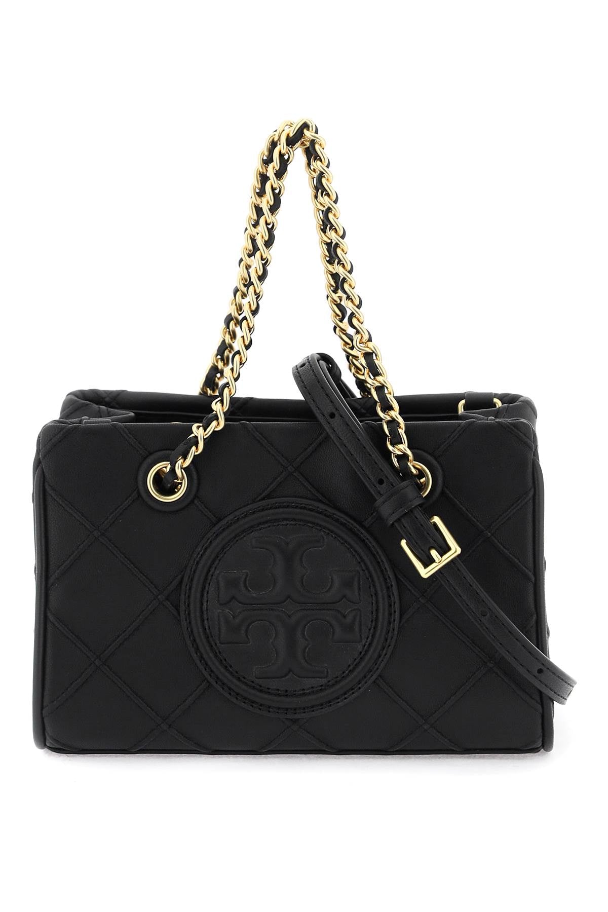 TORY BURCH キルティングレザー ミニハンドバッグ