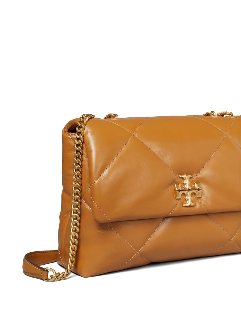 TORY BURCH Diamond Convertible Shoulder Bag - 黒色レザー