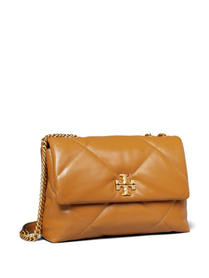 TORY BURCH Diamond Convertible Shoulder Bag - 黒色レザー