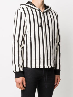 SAINT LAURENT MEN'S NOIRCRAIE TEDDY JACKET FOR SS20