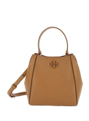 TORY BURCH Sophisticated Leather Handbag with Logo