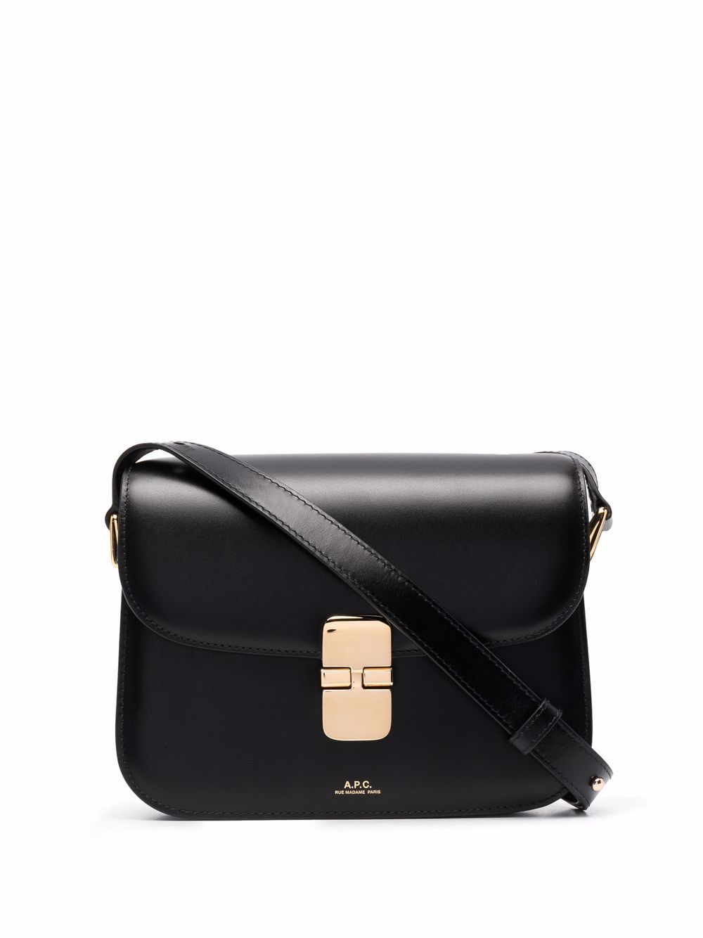 A.P.C. Grace Mini Leather Handbag - 21 x 17 x 5 cm