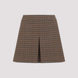 CELINE Stylish Men's Wool Mini Skirt