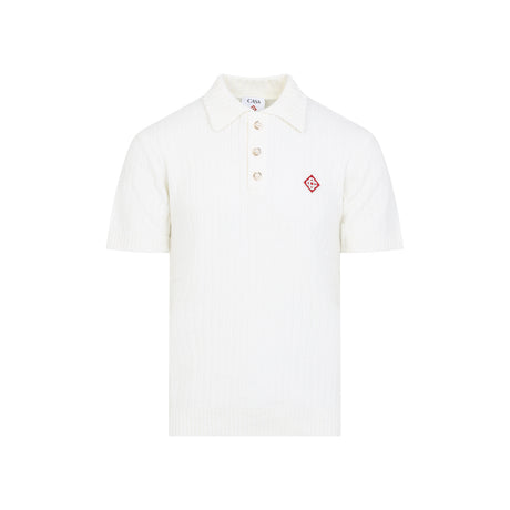 CASABLANCA Stylish Boucle Loop Polo for Men - SS25