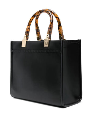 FENDI Mini Smooth Leather Sunshine Tote