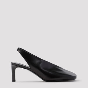 JIL SANDER Chic Sling Back Mules with 6.5cm Heel