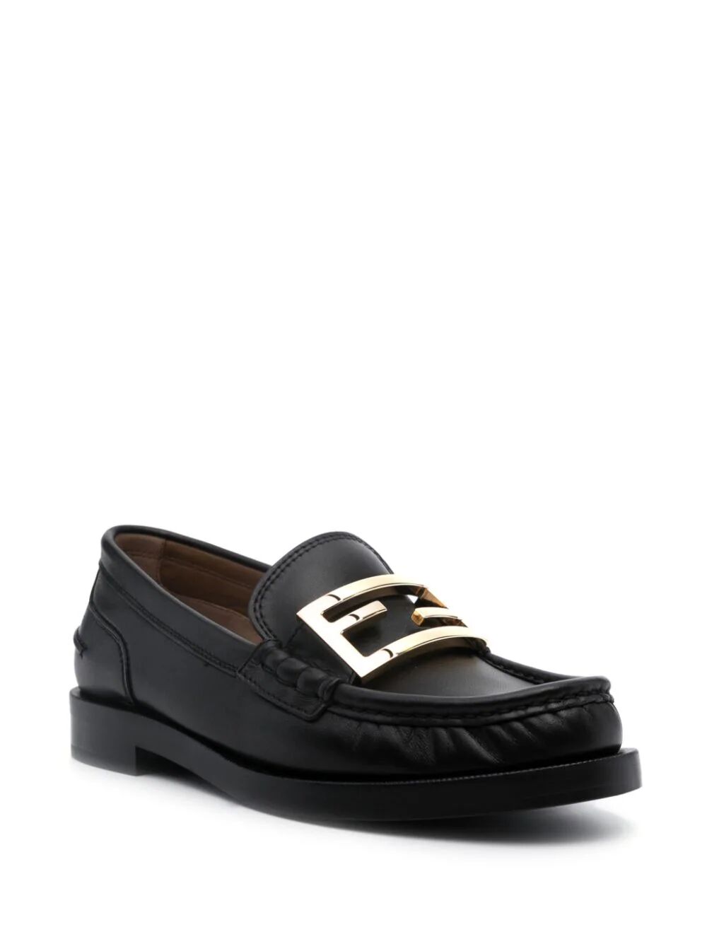 FENDI Men's Classic Logo Moccasins