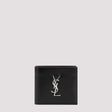 SAINT LAURENT Mini Leather Credit Card Holder - Compact and Chic