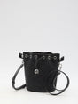 TORY BURCH Mini Bucket Handbag with Hotfix Monogram Motif