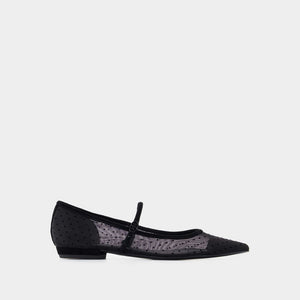 TORY BURCH Double T Buckle Mary Jane Ballerinas