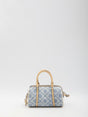 TORY BURCH Mini Handbag with Textured Monogram Pattern - Dimensions: 12x20.5x9.5cm