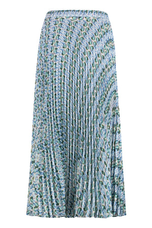 TORY BURCH Printed Midi Skirt with Coordinated Belt for Women