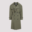 BOTTEGA VENETA Men's Wool Trench Coat - Spring/Summer 2025