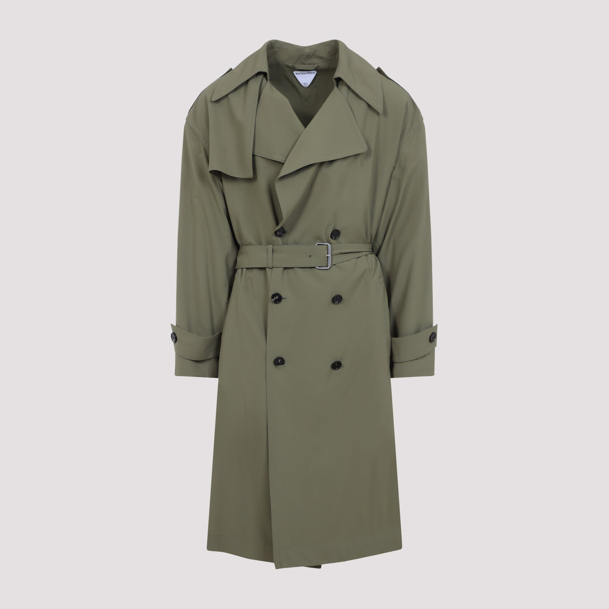 BOTTEGA VENETA Men's Wool Trench Coat - Spring/Summer 2025