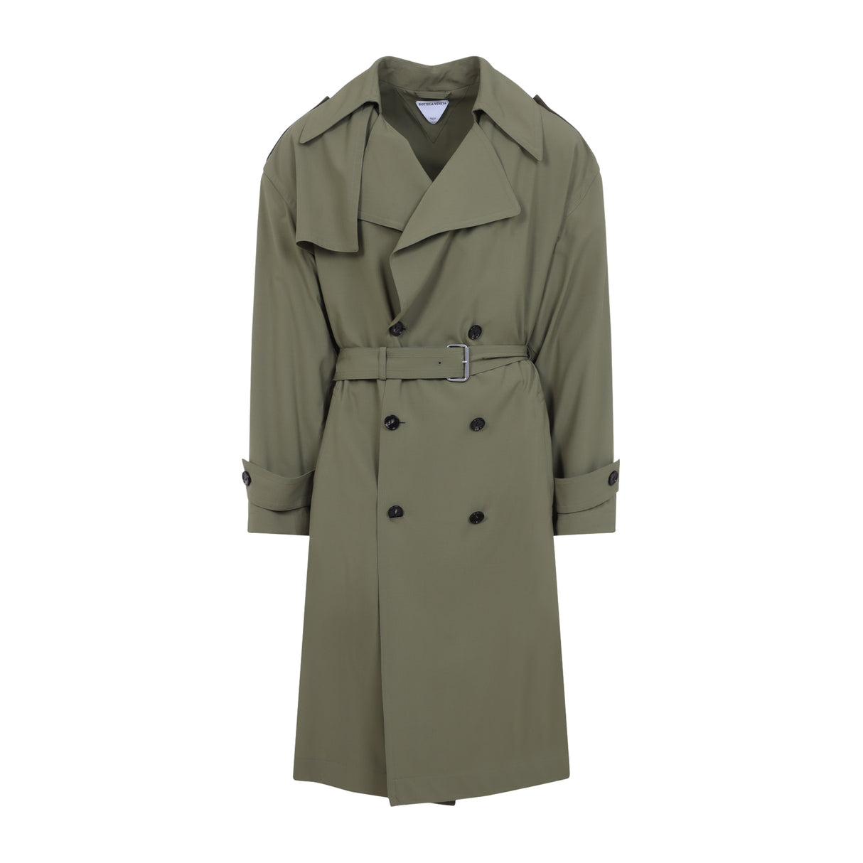 BOTTEGA VENETA Men's Wool Trench Coat - Spring/Summer 2025