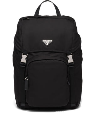 PRADA Re-Nylon & Saffiano Mini Backpack - 27 x 45 x 17 cm