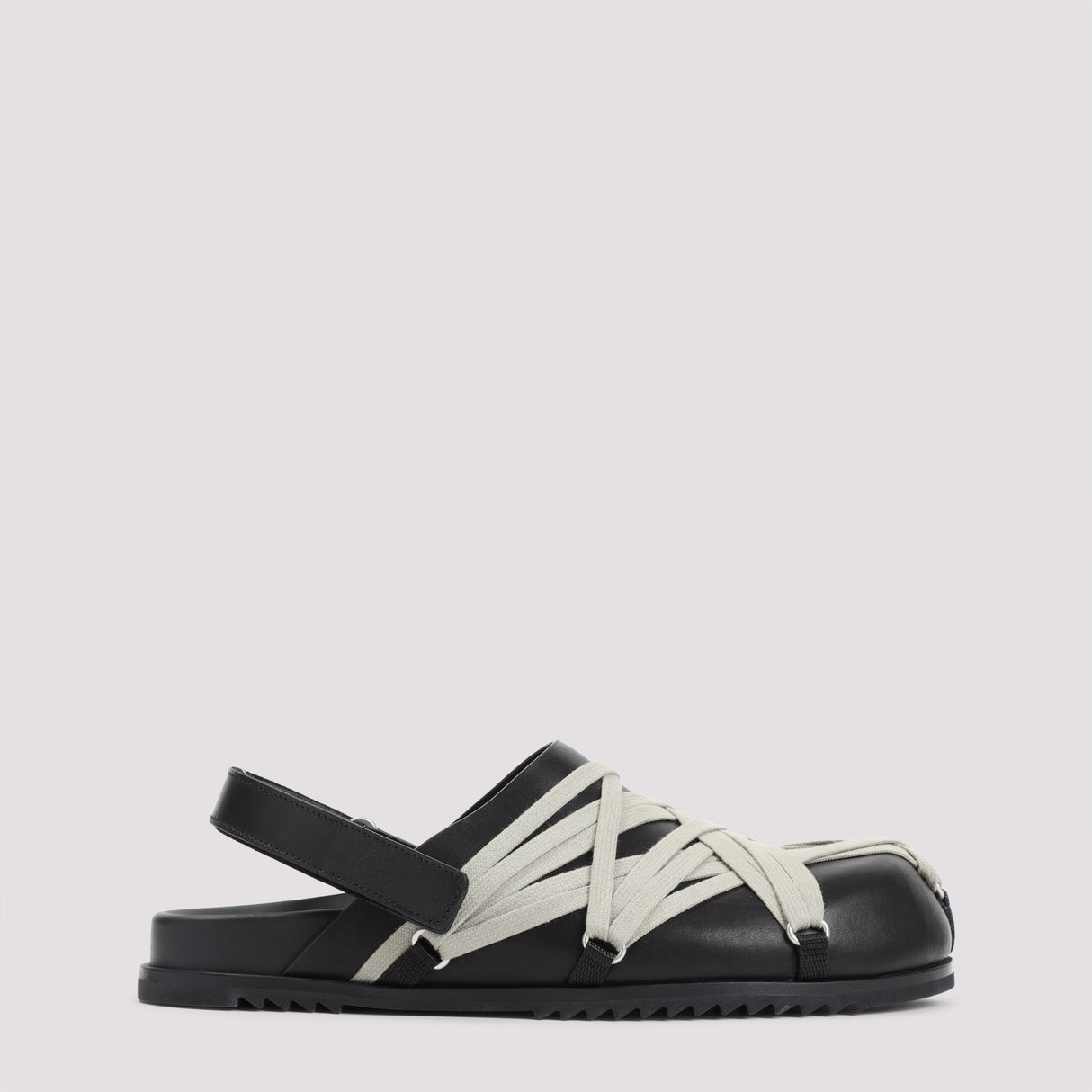 RICK OWENS Megalaced Flat Granola Sandals for Men