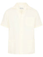 MAISON MARTIN MARGIELA Short-Sleeved Striped Cotton Shirt for Women