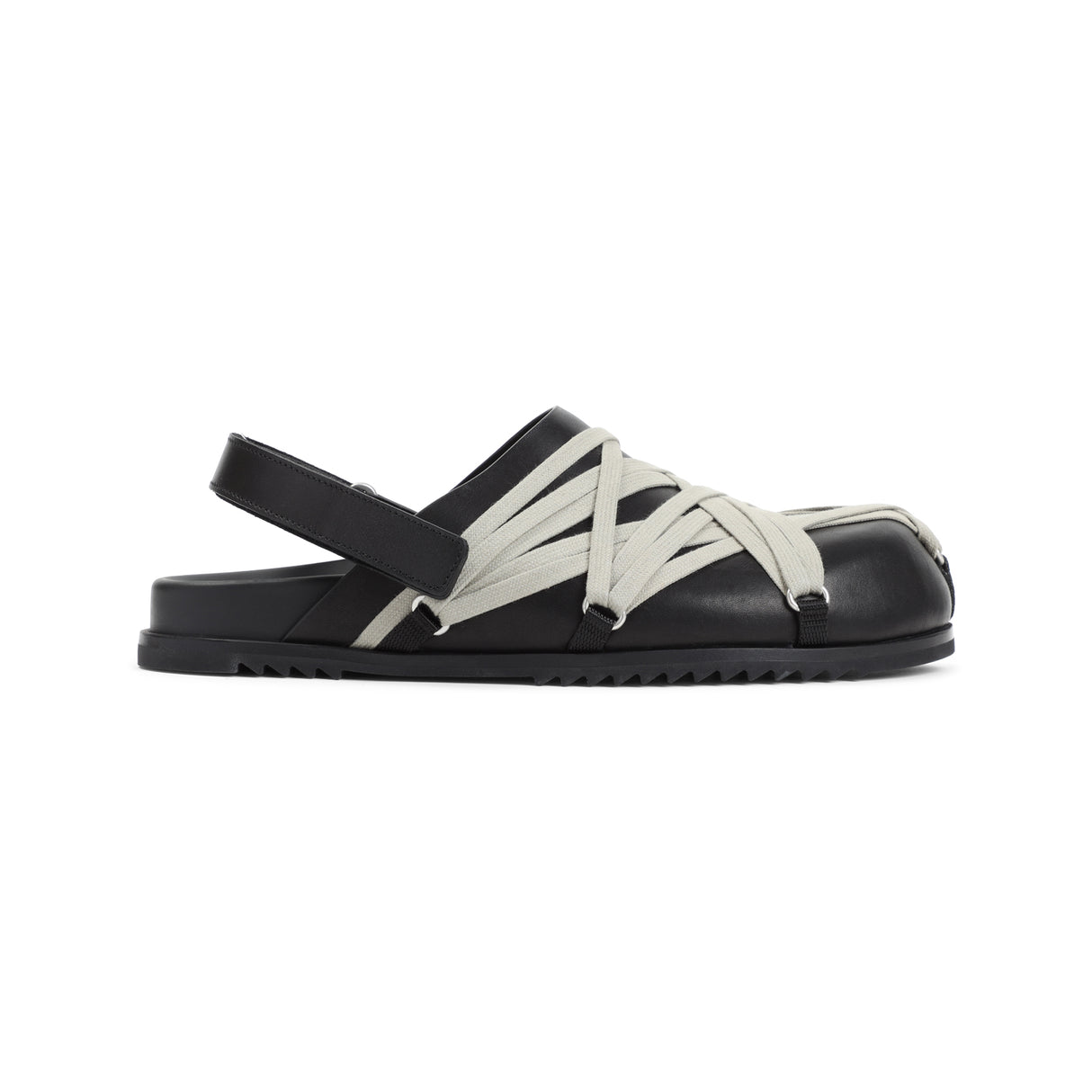 RICK OWENS Megalaced Flat Granola Sandals