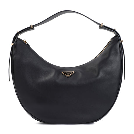 PRADA Nappa Leather Shoulder Handbag (W:39cm H:26cm D:8cm)