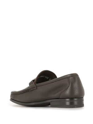 Ferragamo Textured Leather Loafers for Women