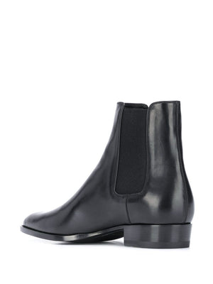 SAINT LAURENT PARIS Women's Leather Wyatt 30 Chelsea Boot