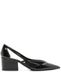 PRADA Brushed Leather Cut-Out Pumps - 5.5 cm Heel