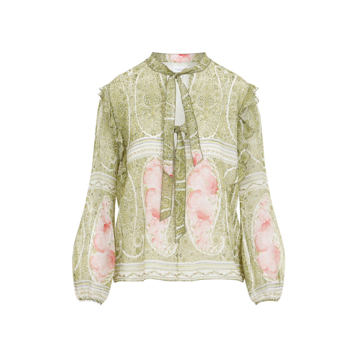 GIAMBATTISTA VALLI Silk Printed Blouse