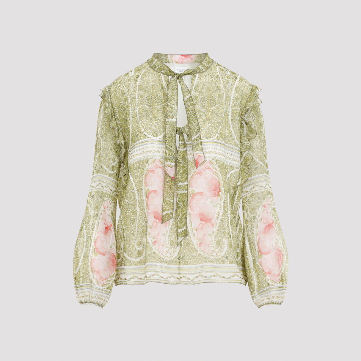 GIAMBATTISTA VALLI Silk Printed Blouse