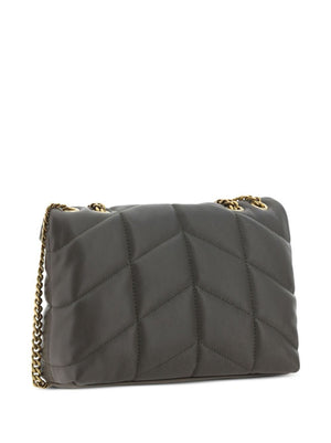 SAINT LAURENT PARIS Mini Leather Puffer Toy Bag - Stylish & Versatile