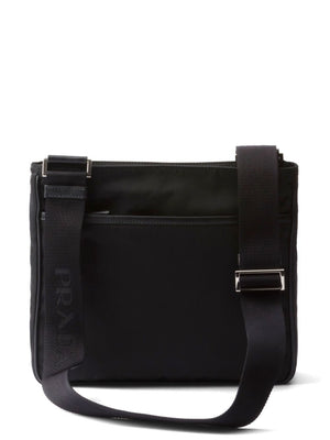 PRADA Mini Nylon and Leather Shoulder Handbag - Perfect for SS25