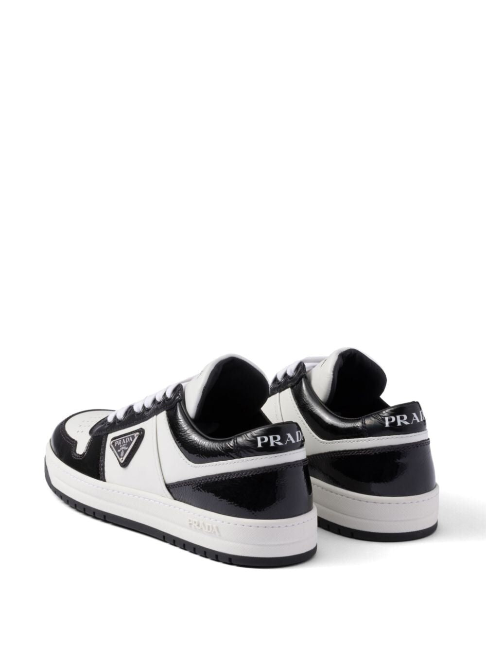 PRADA Downtown Calf Leather Sneakers for Men