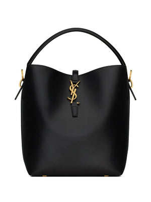 SAINT LAURENT PARIS Mini Shiny Leather Shoulder Bag