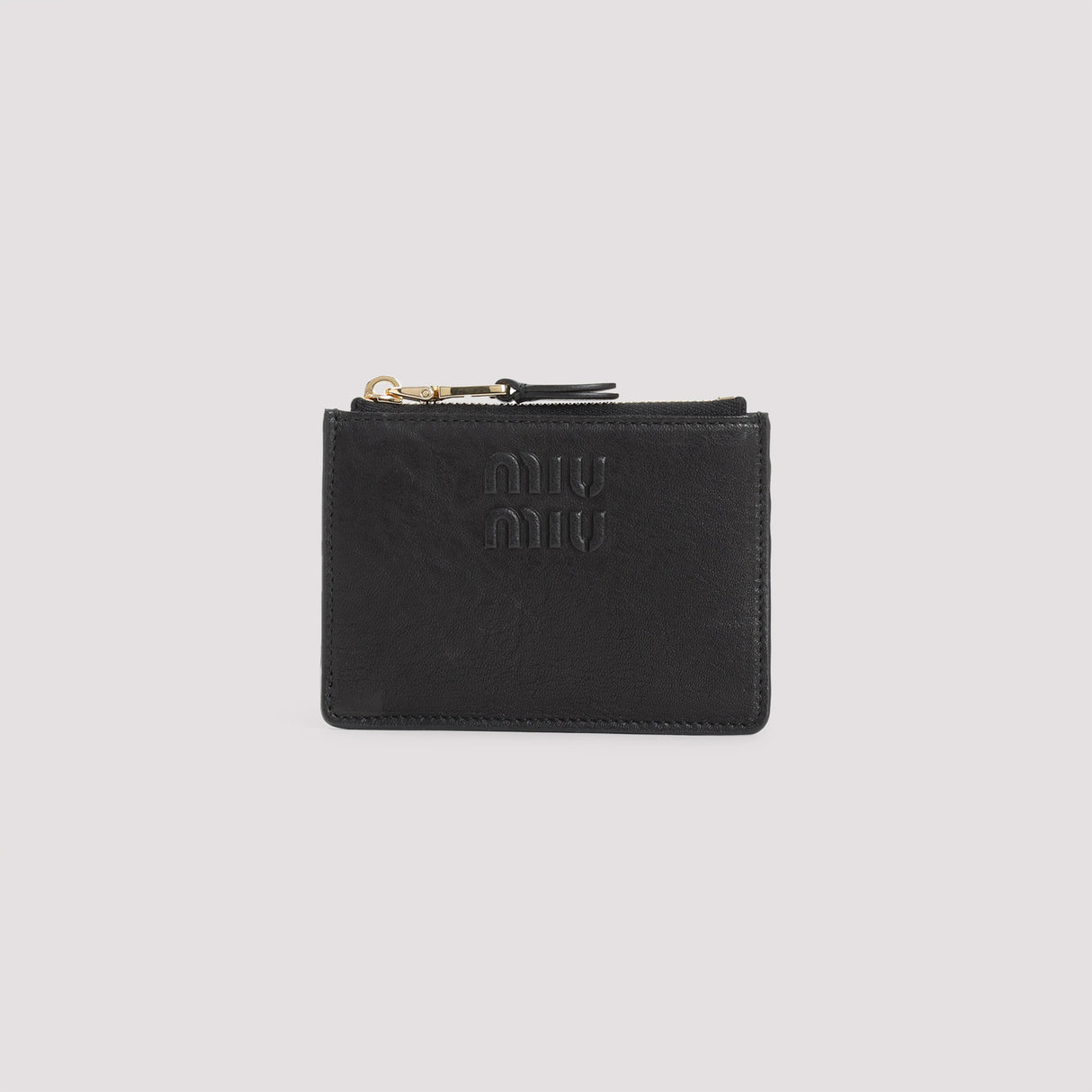 MIU MIU Mini Leather Cardholder - 11cm x 8cm x 1cm