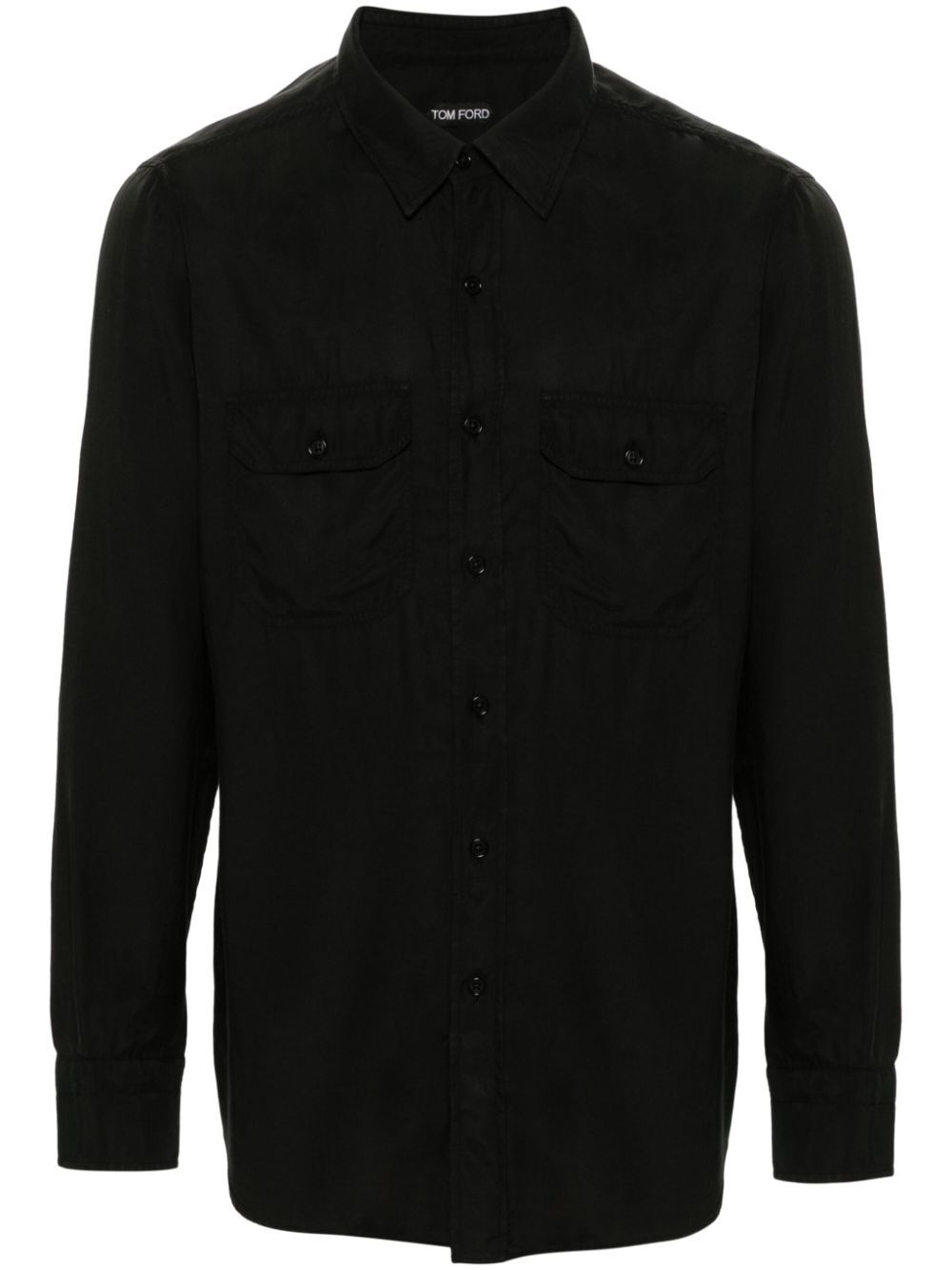 TOM FORD Fluid Twill Military Fit Shirt for Women