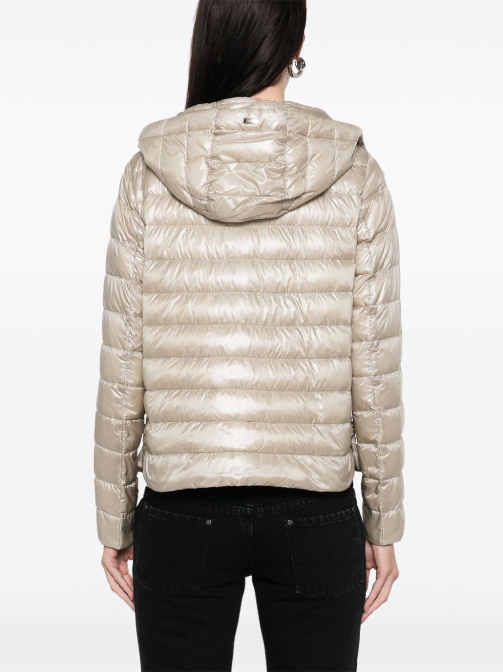 HERNO Men's Ultralight Quilted Mini Hooded Jacket