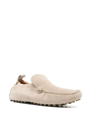 TOD`S Rubber Curled Suede Loafers for Men