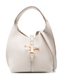 TOD`S Mini Timeless Grained Leather Shoulder Bag - 18 x 20 x 16 cm