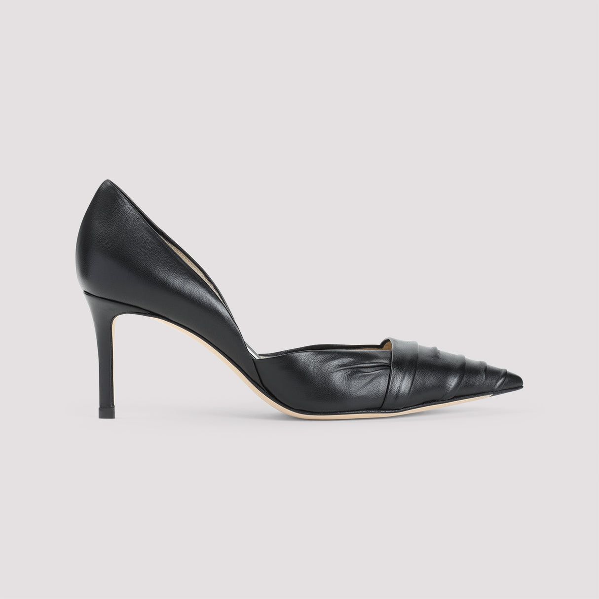 GIORGIO ARMANI Lamb Leather Pumps with 7cm Heel