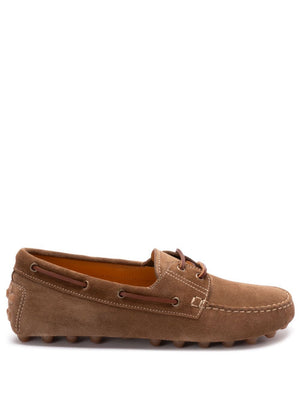 TOD`S Suede Rubber Bubble Boat Loafers for Women